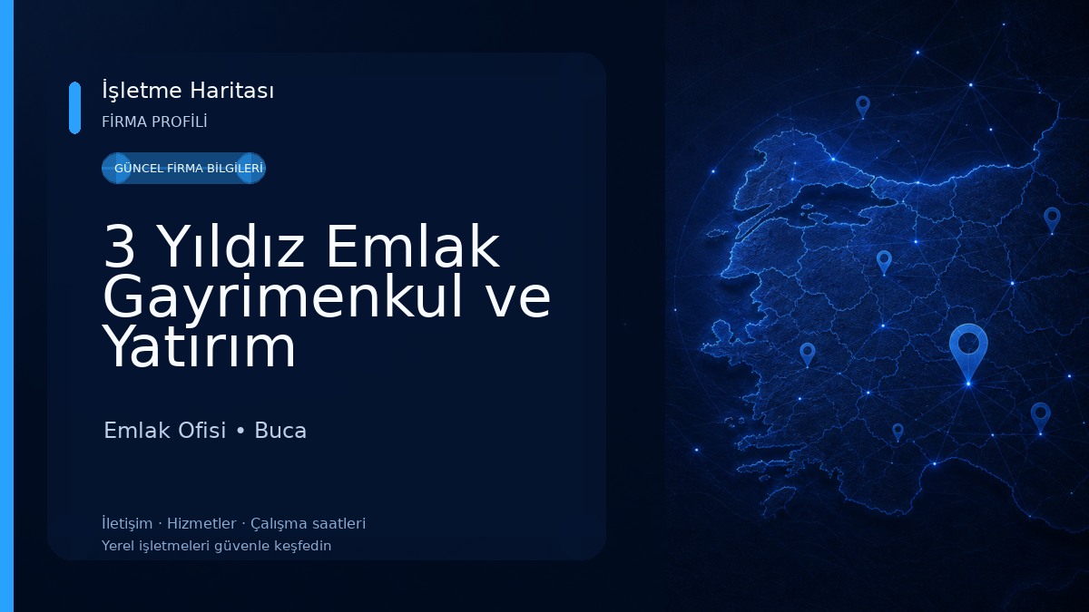 3 Yıldız Emlak Gayrimenkul ve Yatırım Danışmanlığı Emlak Ofisi