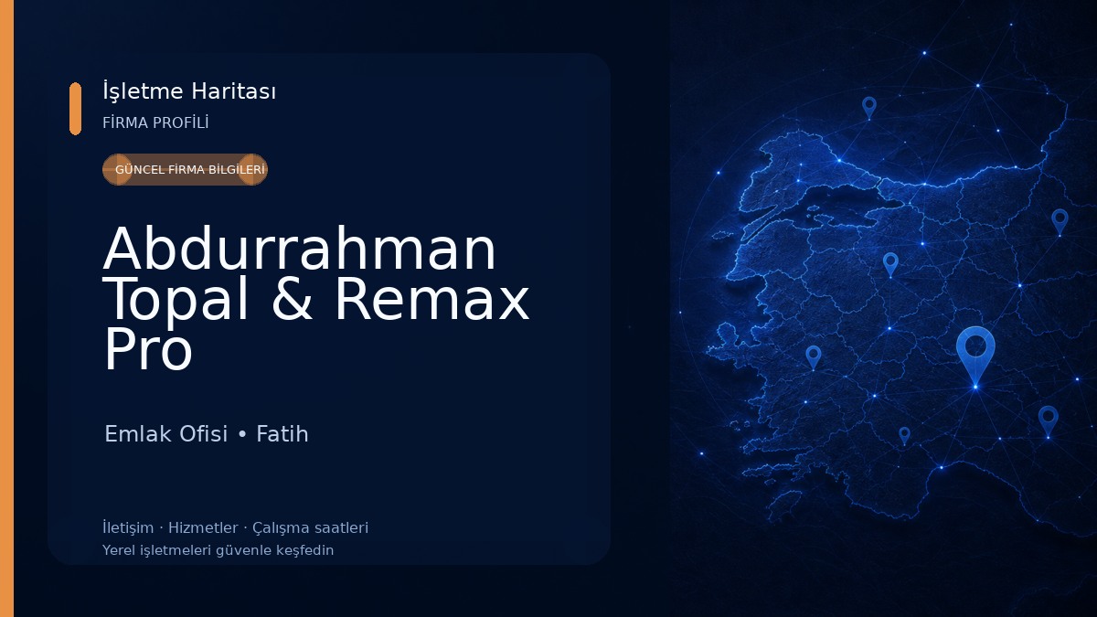 Abdurrahman Topal & Remax Pro