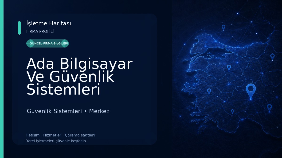 Ada Bilgisayar Ve Güvenlik Sistemleri Güvenlik Sistemleri