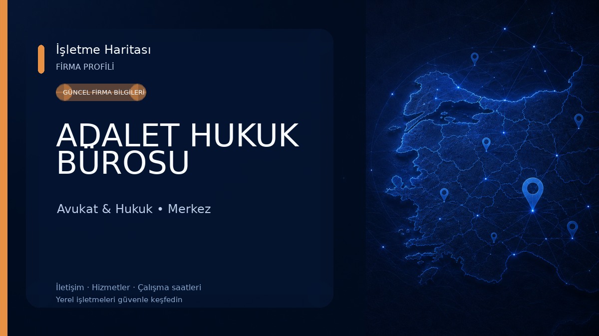 ADALET HUKUK BÜROSU Avukat & Hukuk