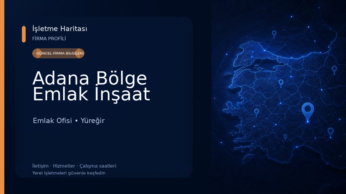 Adana Bölge Emlak İnşaat