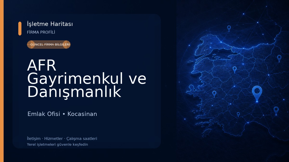 AFR Gayrimenkul ve Danışmanlık (Kayseri)