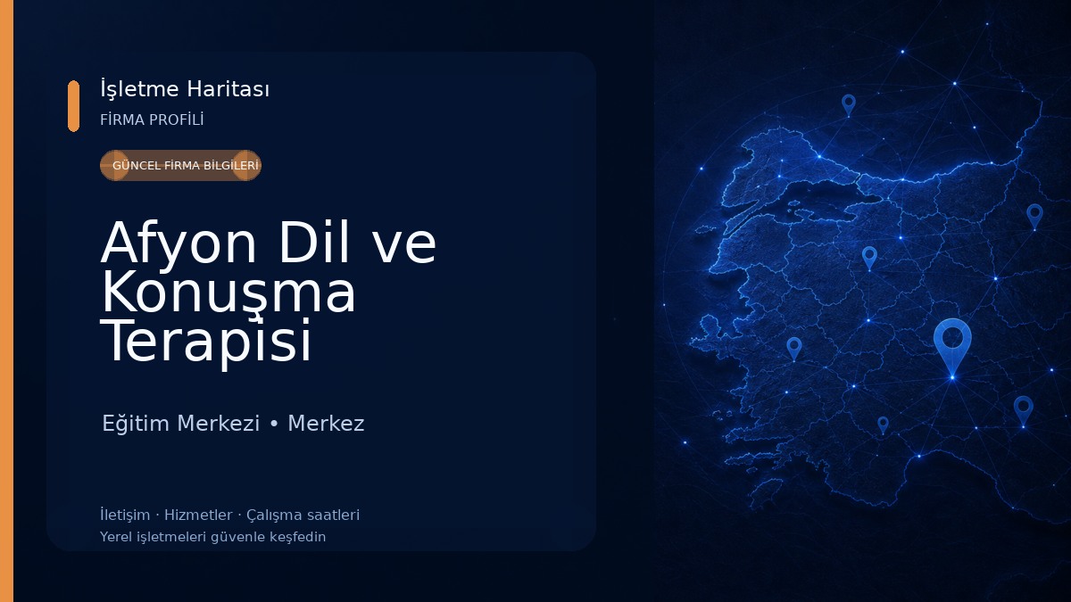 Afyon Dil ve Konuşma Terapisi Eğitim Merkezi