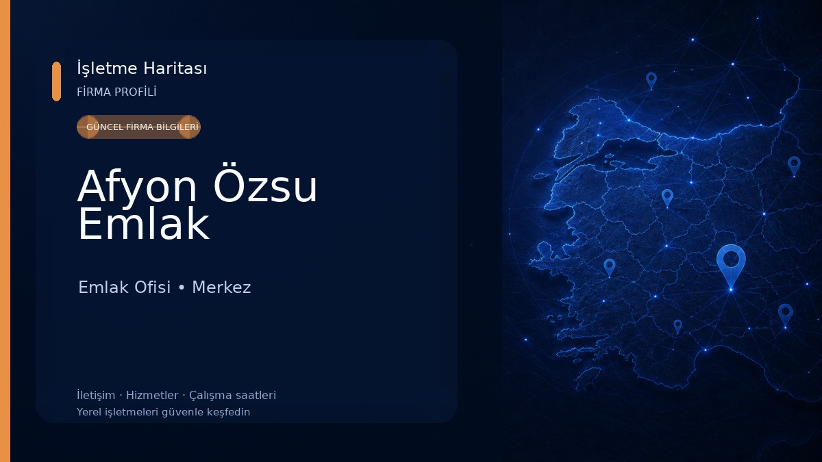 Afyon Özsu Emlak