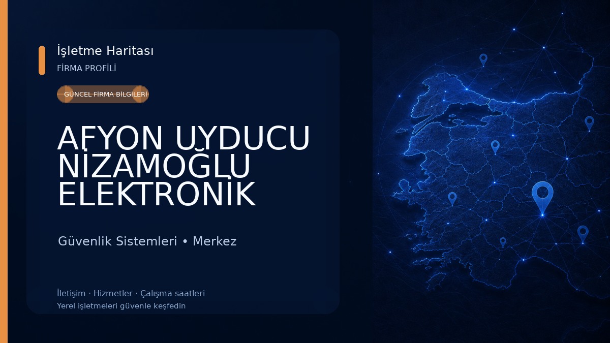 AFYON UYDUCU NİZAMOĞLU ELEKTRONİK