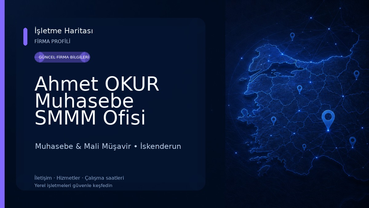 Ahmet OKUR Muhasebe SMMM Ofisi 