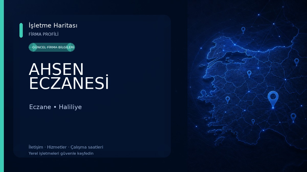 AHSEN ECZANESİ 
