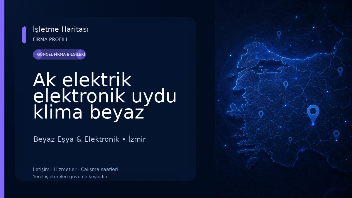 Ak elektrik elektronik uydu klima beyaz eşya 