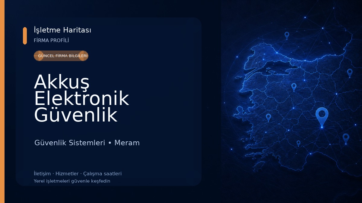 Akkuş Elektronik Güvenlik sistemleri