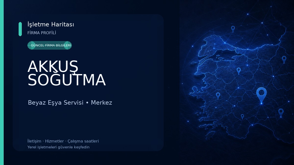 AKKUŞ SOĞUTMA Beyaz Eşya Servisi