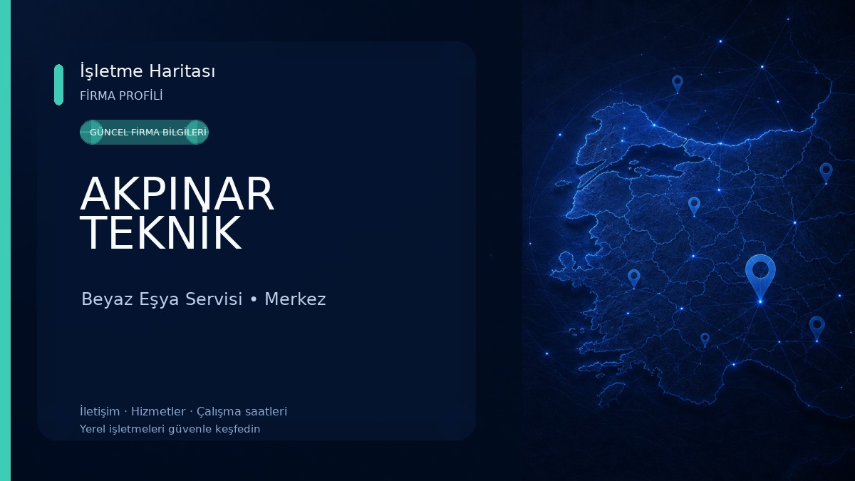 AKPINAR TEKNİK Beyaz Eşya Servisi