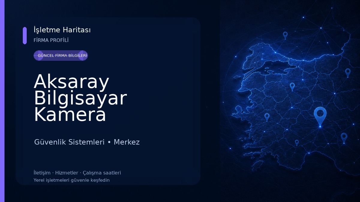 Aksaray Bilgisayar Kamera Güvenlik Sistemleri