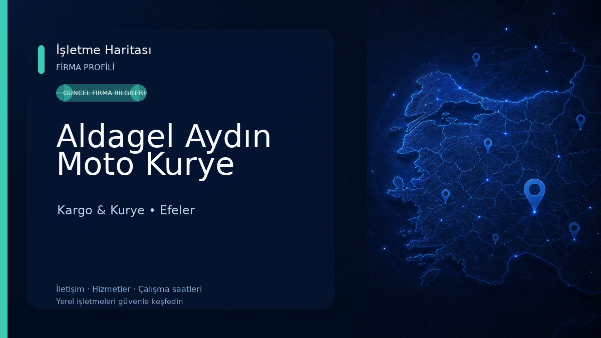 Aldagel Aydın Moto Kurye 