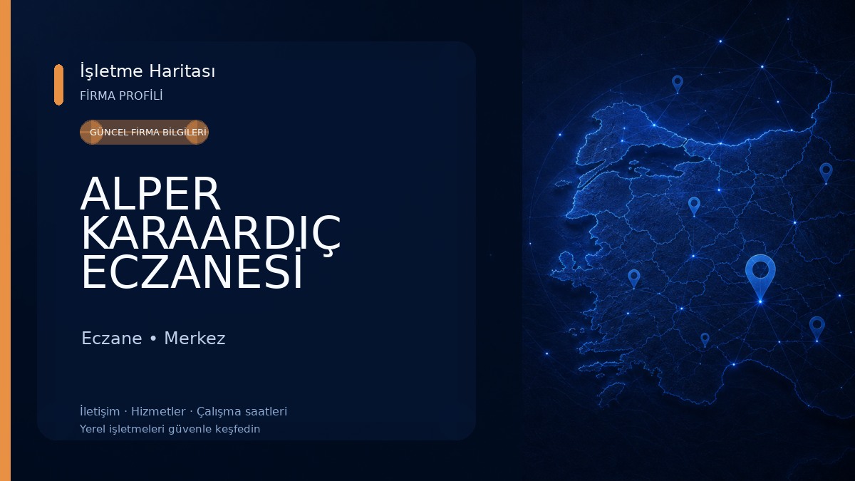 ALPER KARAARDIÇ ECZANESİ 