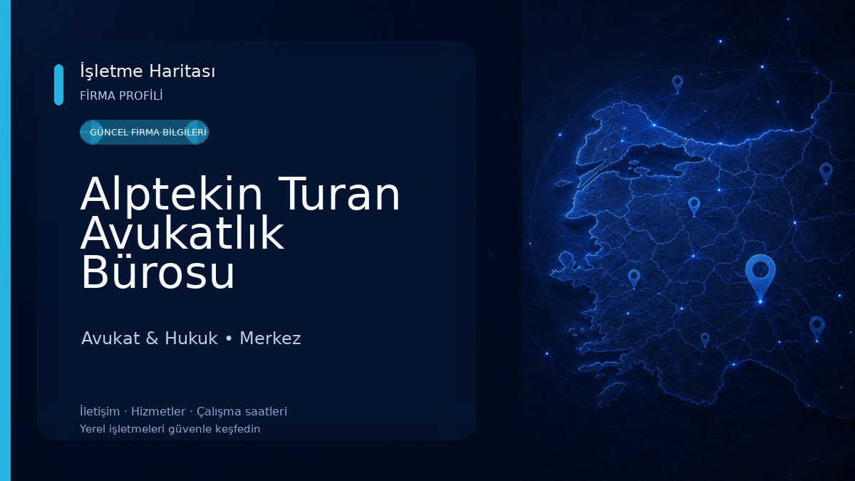 Alptekin Turan Avukatlık Bürosu