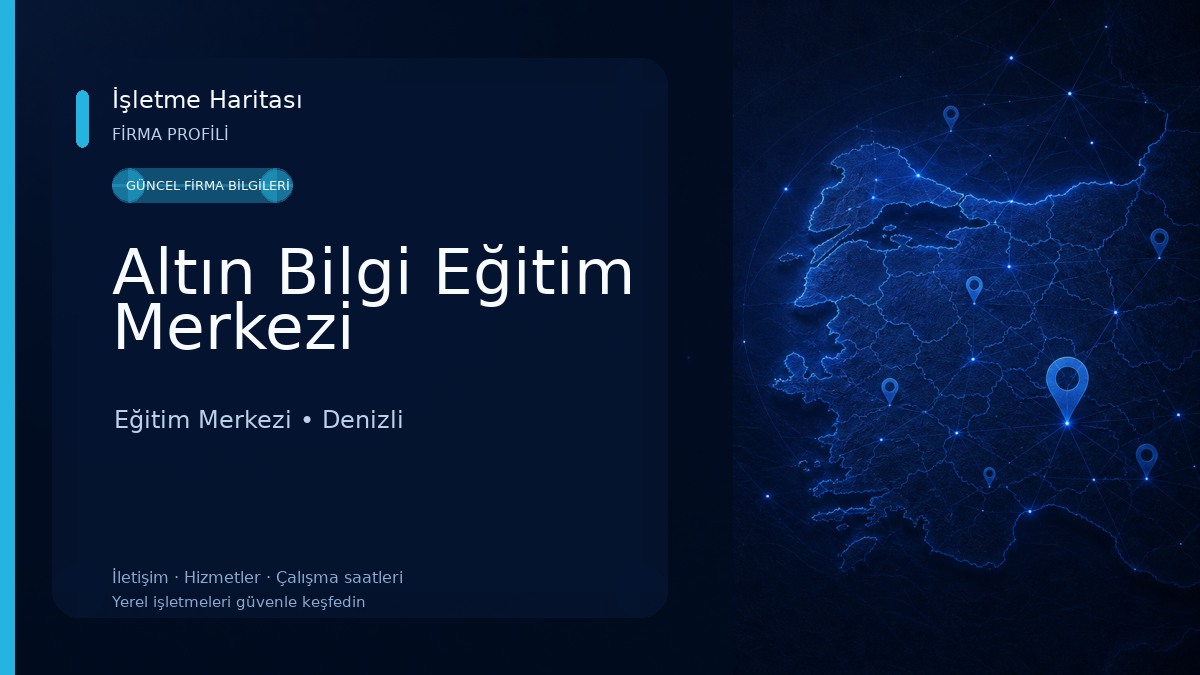 Altın Bilgi Eğitim Merkezi Eğitim Merkezi