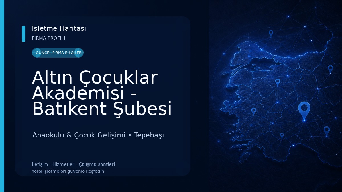 Altın Çocuklar Akademisi - Batıkent Şubesi Anaokulu & Çocuk Gelişimi