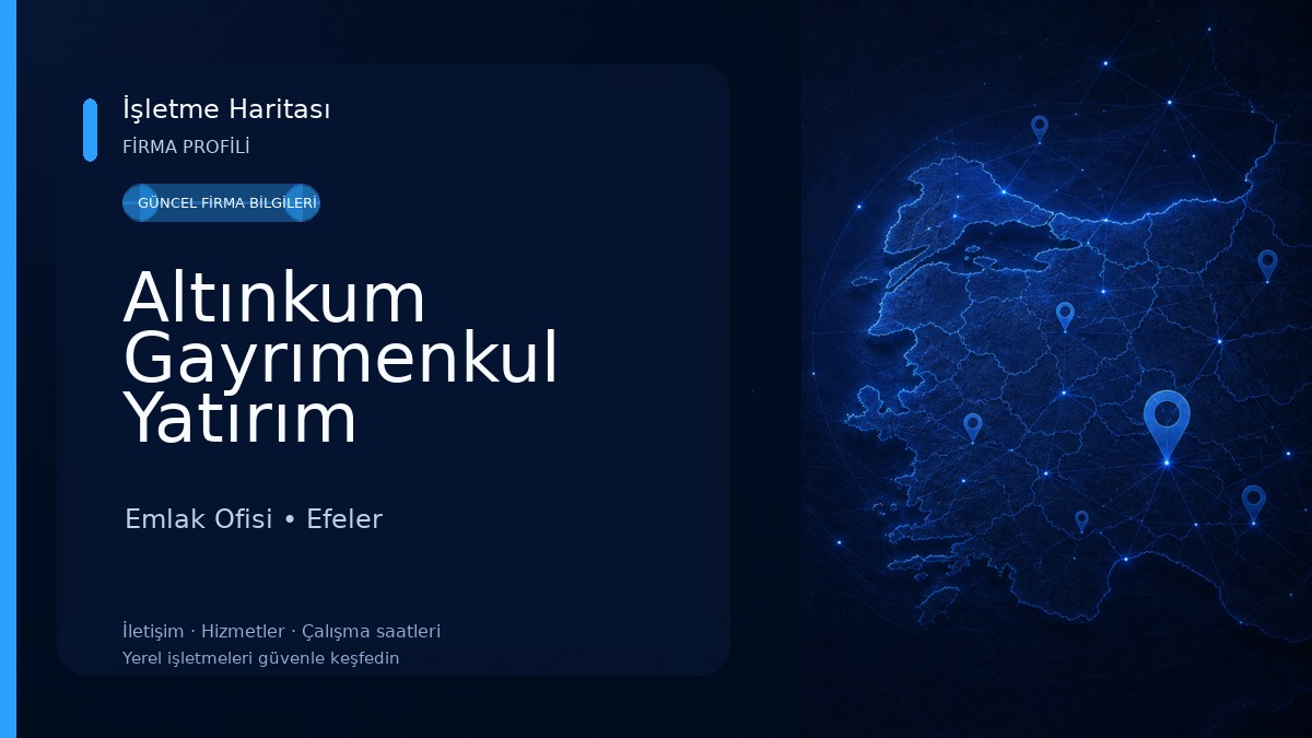 Altınkum Gayrımenkul Yatırım Danışmanlık