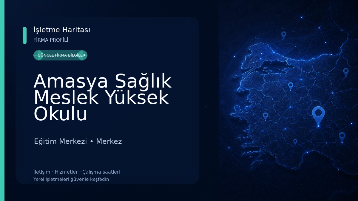 Amasya Sağlık Meslek Yüksek Okulu Eğitim Merkezi