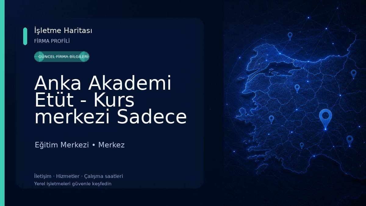 Anka Akademi Etüt - Kurs merkezi Sadece ilkokul ve ortaokul öğrencilerine özel ( Çocuk Kulübü) Eğitim Merkezi