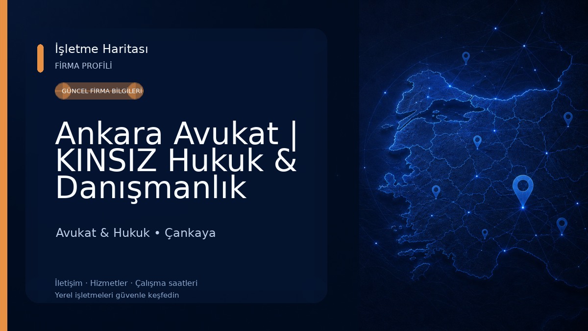 Ankara Avukat | KINSIZ Hukuk & Danışmanlık