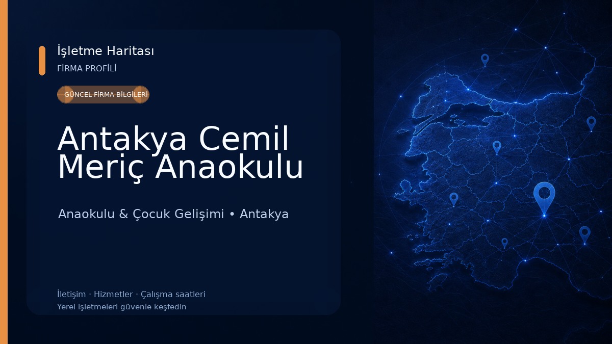 Antakya Cemil Meriç Anaokulu