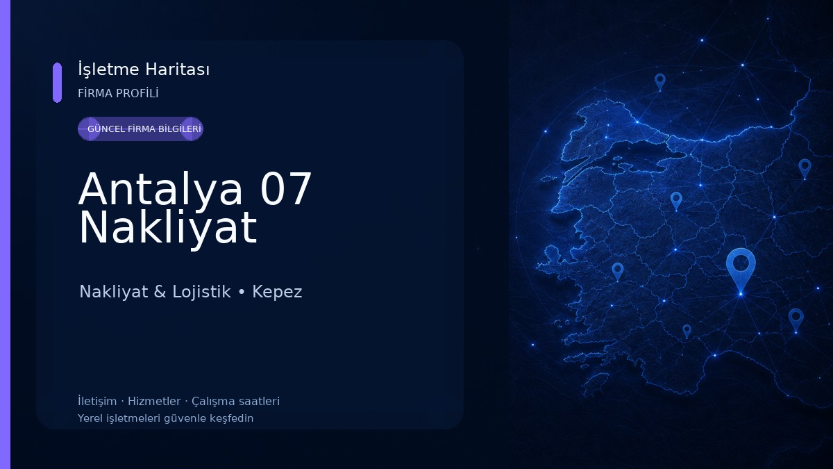 Antalya 07 Nakliyat