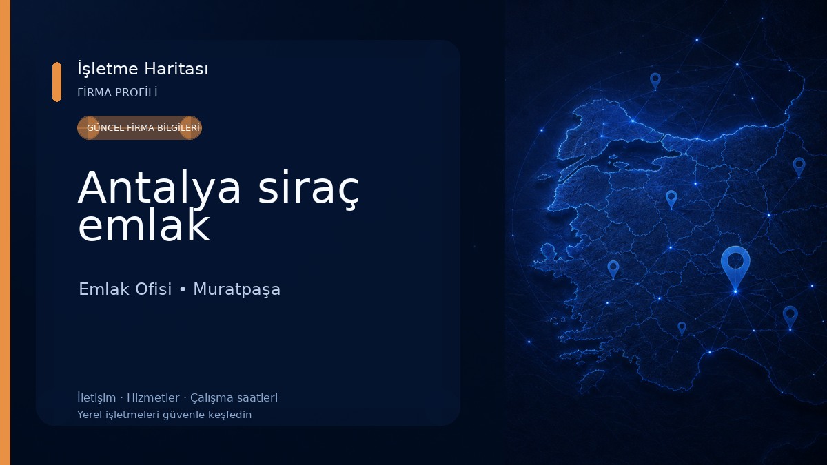 Antalya siraç emlak