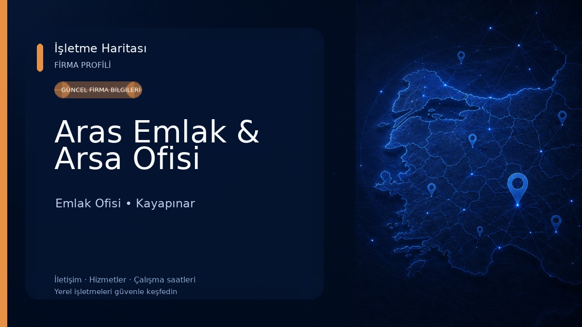 Aras Emlak & Arsa Ofisi Emlak Ofisi