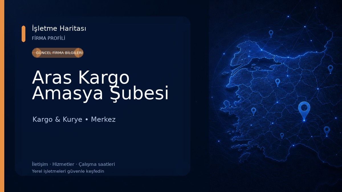 Aras Kargo Amasya Şubesi Kargo & Kurye