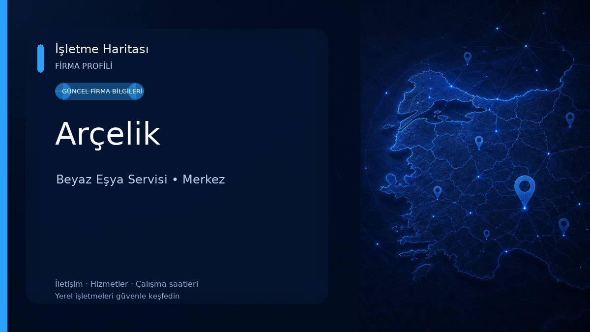 Arçelik Beyaz Eşya Servisi