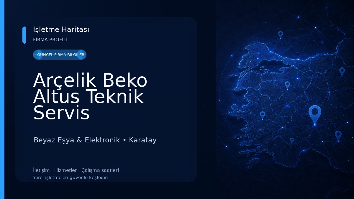 Arçelik Beko Altus Teknik Servis Beyaz Eşya & Elektronik