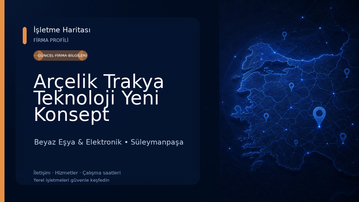 Arçelik Trakya Teknoloji Yeni Konsept Beyaz Eşya & Elektronik