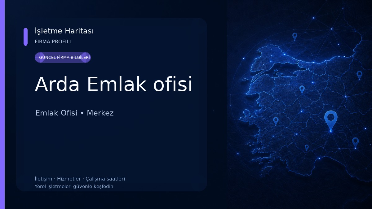 Arda Emlak ofisi Emlak Ofisi