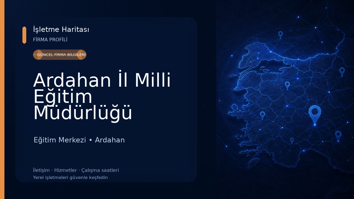 Ardahan İl Milli Eğitim Müdürlüğü Eğitim Merkezi