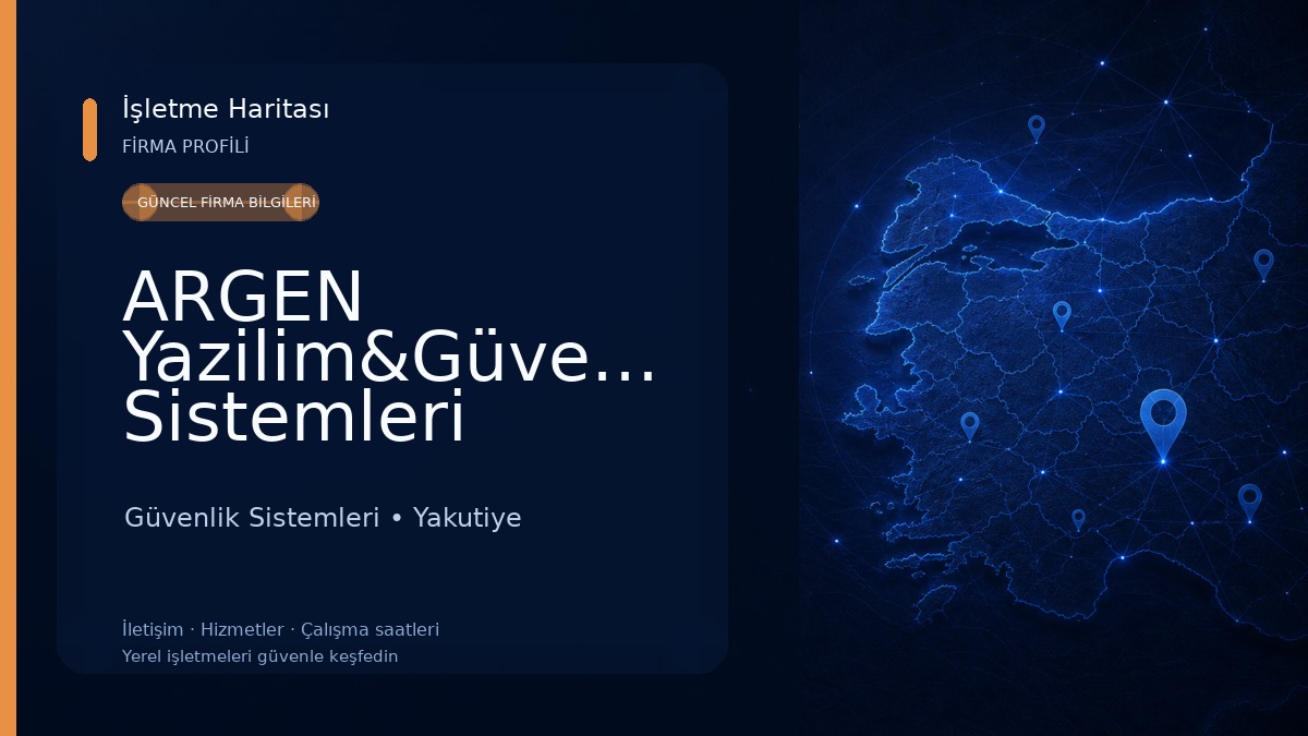 ARGEN Yazilim&Güvenlik Sistemleri Güvenlik Sistemleri