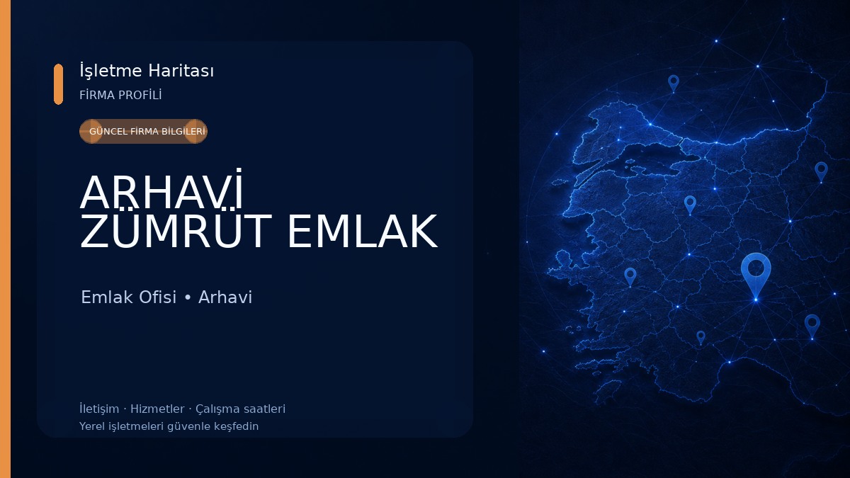 ARHAVİ ZÜMRÜT EMLAK Emlak Ofisi
