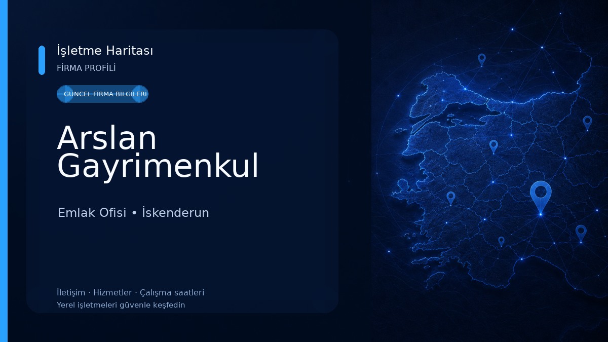 Arslan Gayrimenkul Emlak Ofisi