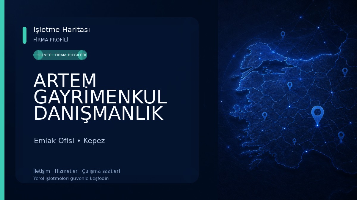 ARTEM GAYRİMENKUL DANIŞMANLIK Emlak Ofisi