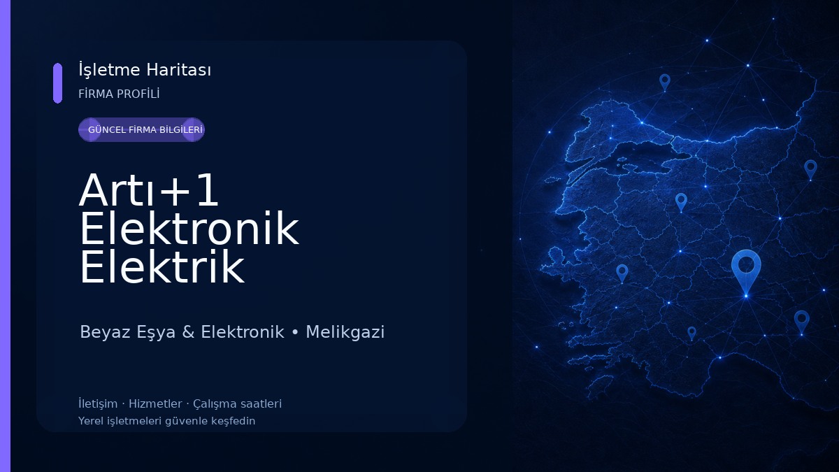 Artı+1 Elektronik Elektrik Beyaz Eşya & Elektronik