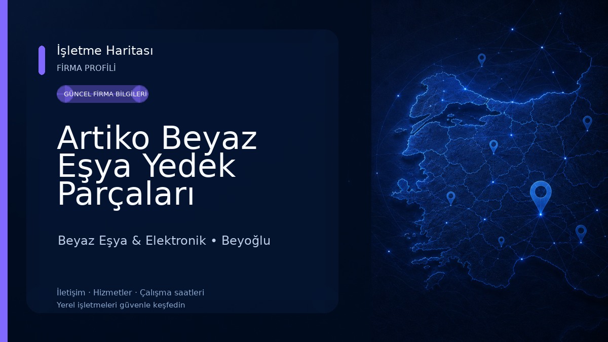 Artiko Beyaz Eşya Yedek Parçaları