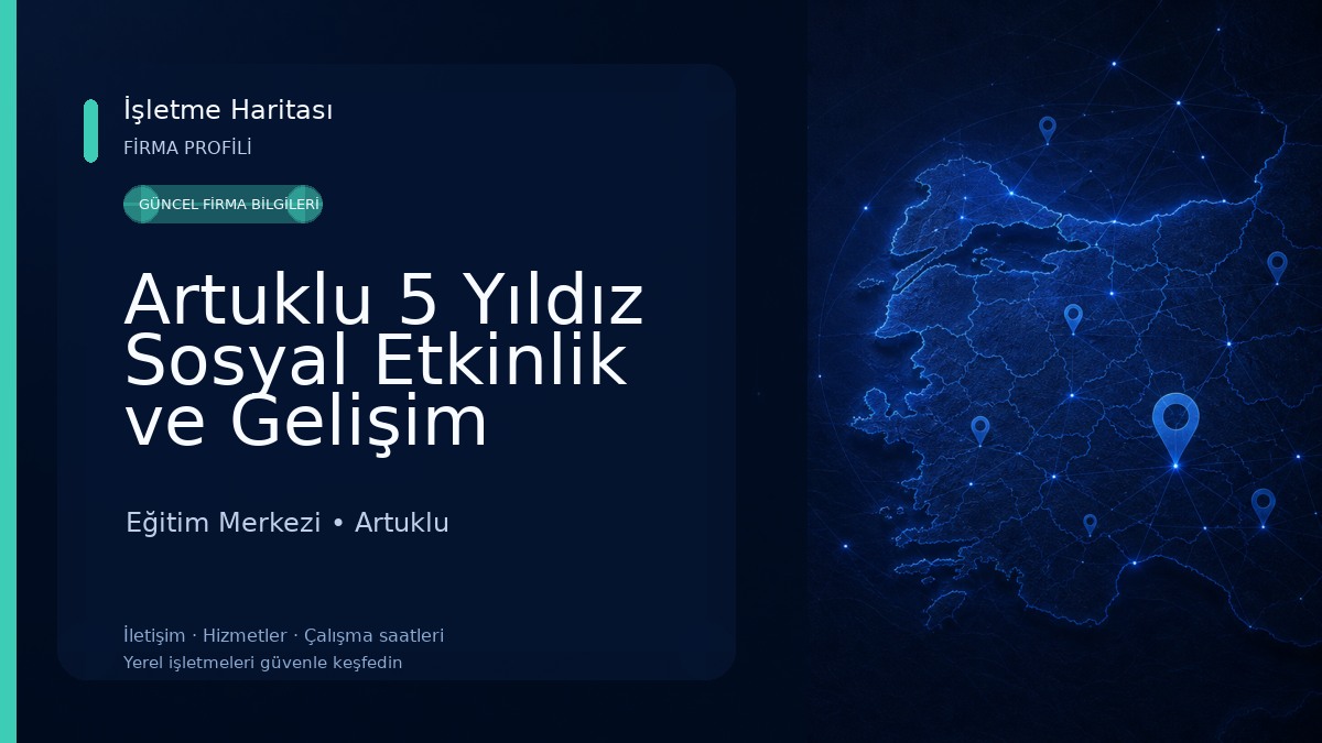 Artuklu 5 Yıldız Sosyal Etkinlik ve Gelişim Merkezi