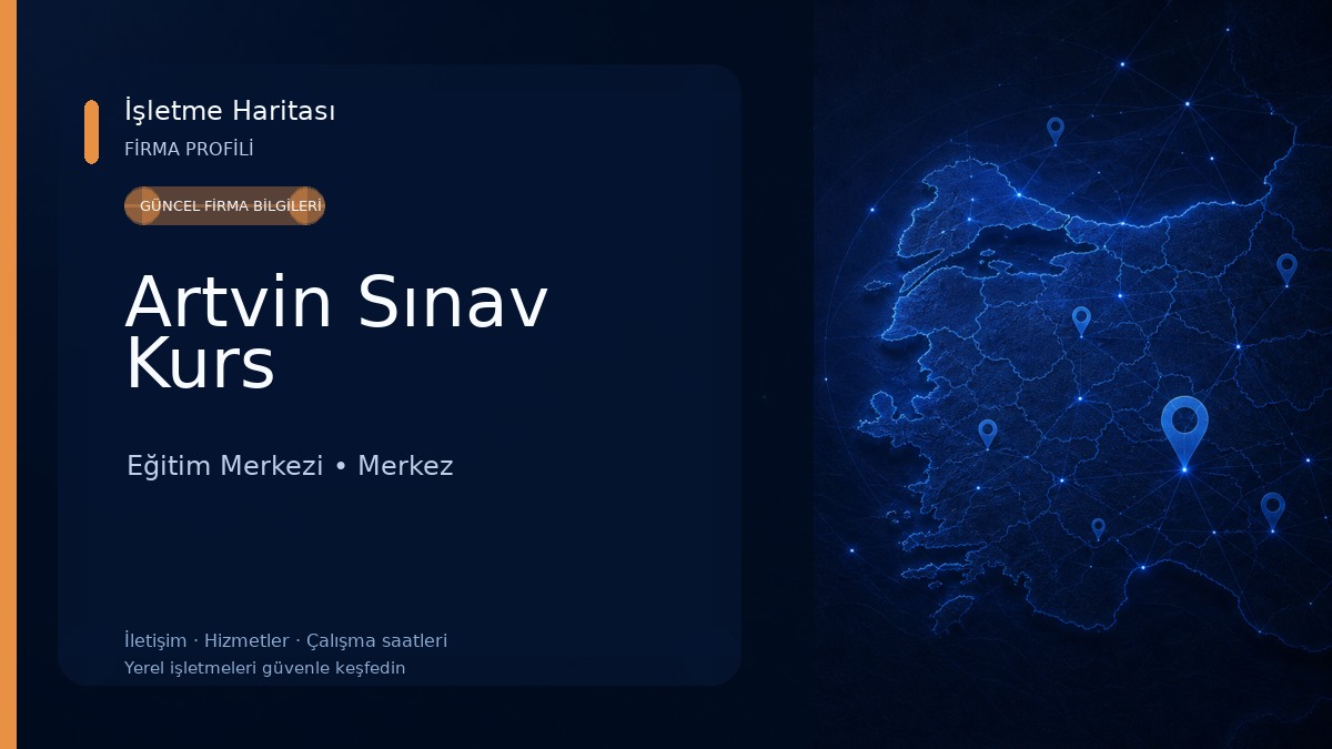 Artvin Sınav Kurs Eğitim Merkezi
