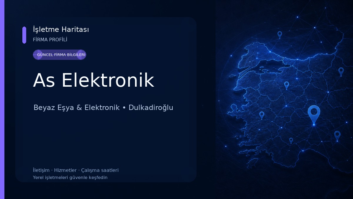 As Elektronik Beyaz Eşya & Elektronik