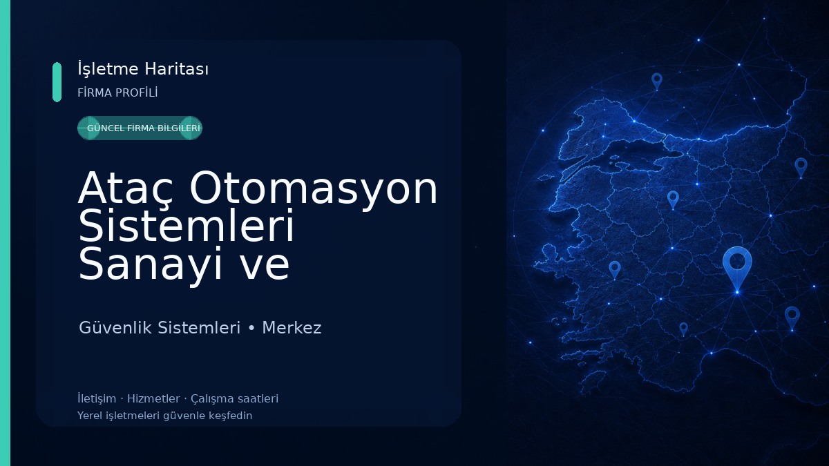 Ataç Otomasyon Sistemleri Sanayi ve Ticaret A.Ş. 