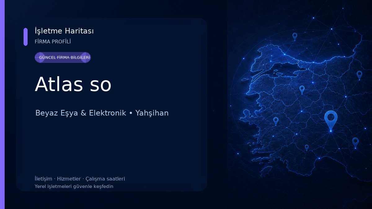 Atlas so Beyaz Eşya & Elektronik