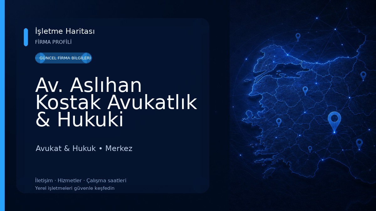 Av. Aslıhan Kostak Avukatlık & Hukuki Danışmanlık