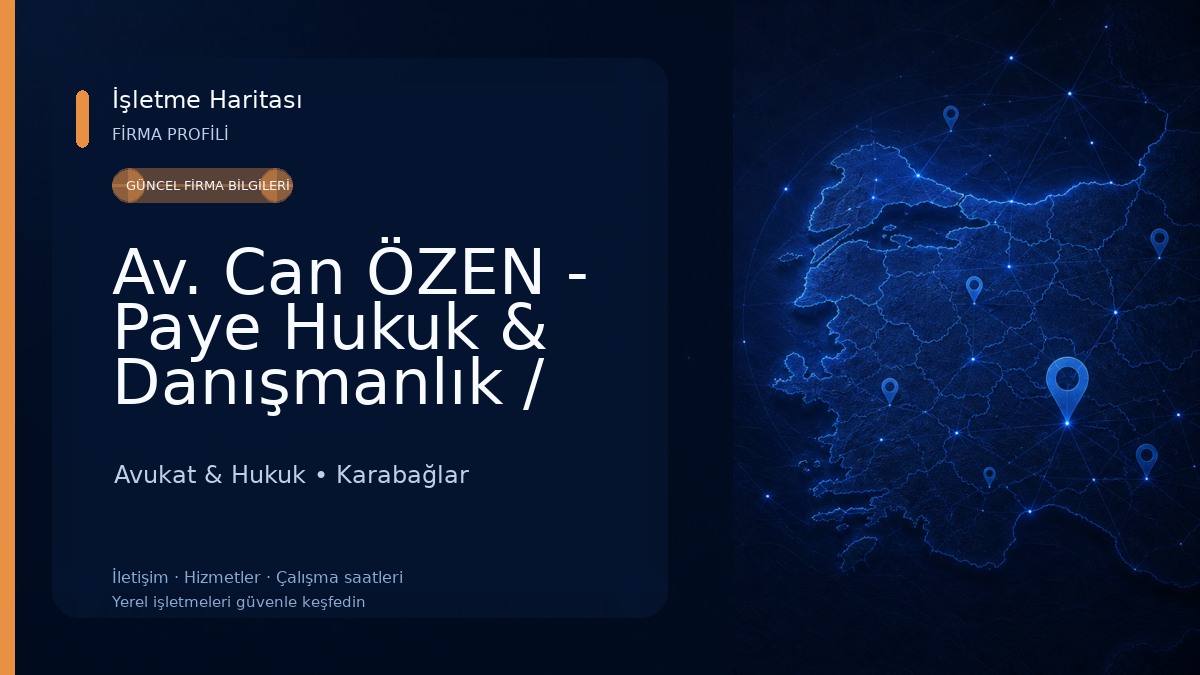 Av. Can ÖZEN - Paye Hukuk & Danışmanlık / İzmir Ağır Ceza Avukatı, İzmir Ceza Avukatı - İzmir Avukat Avukat & Hukuk