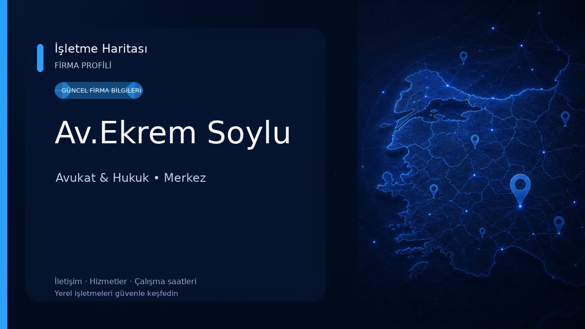 Av.Ekrem Soylu Avukat & Hukuk