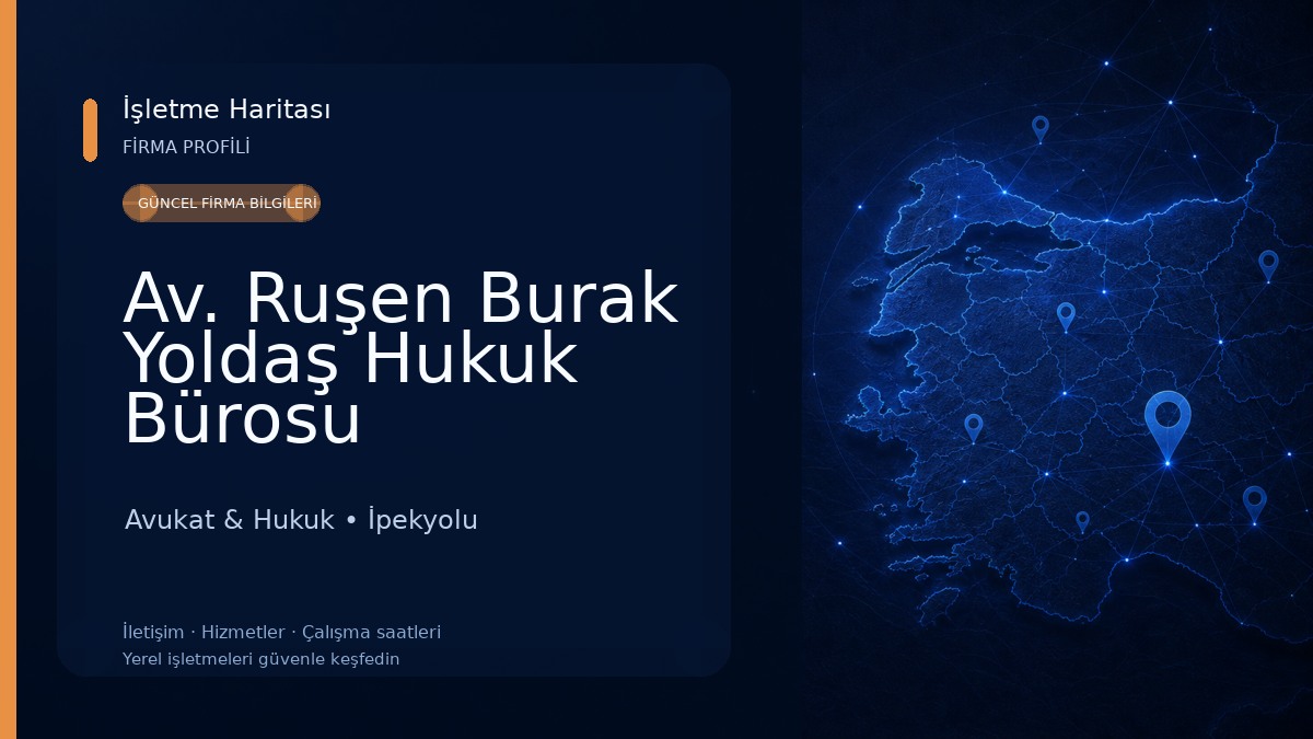 Av. Ruşen Burak Yoldaş Hukuk Bürosu Avukat & Hukuk